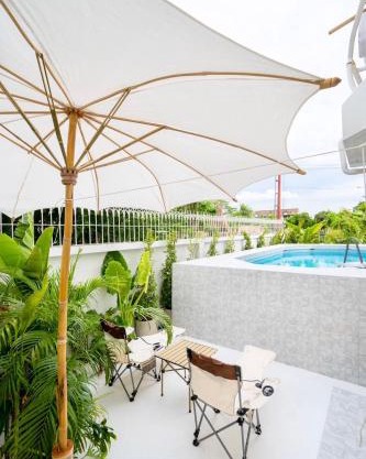 Private Pool Villa Resort style, Heart in bkk ,metro,cabaret show,RCA, jodd fair,chatuchak
