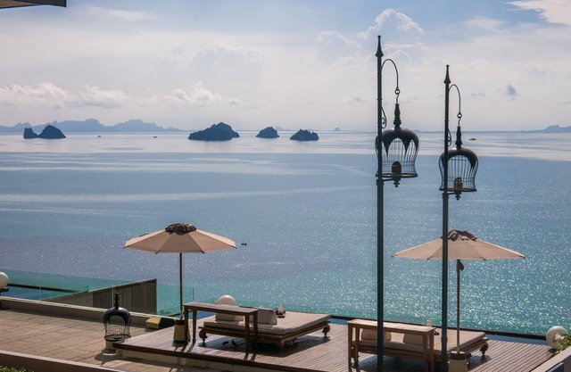 Private Seaview Villa behind the Beach within a 5-star branded Resort Samui