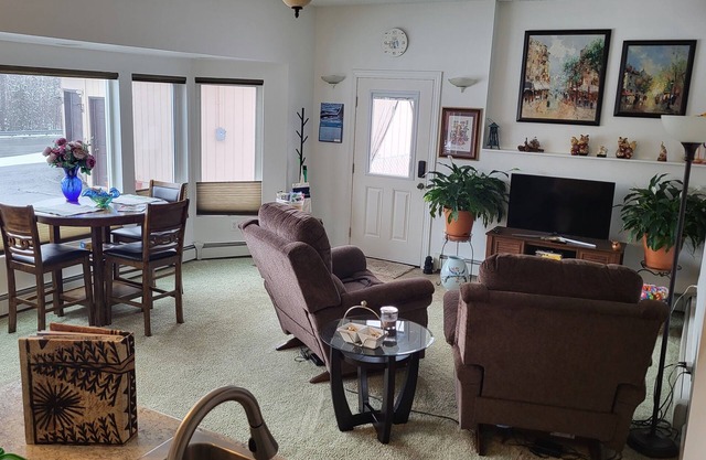 Private suite in an Owner occupied home with views of the Chugach Mountains.