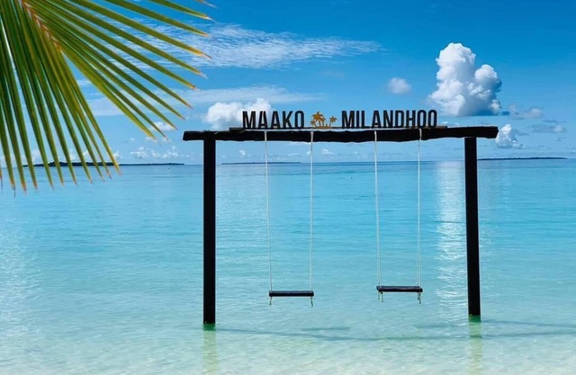 Private Vacation house in Milandhoo, Nice beach & Crystal Clear Water, WiFi, AC