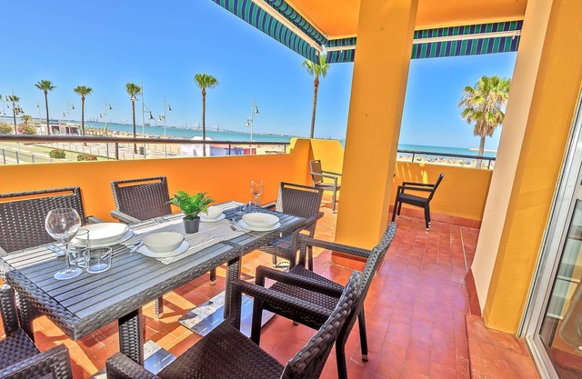 Probably the best first-line apartment at Valderagrana beach