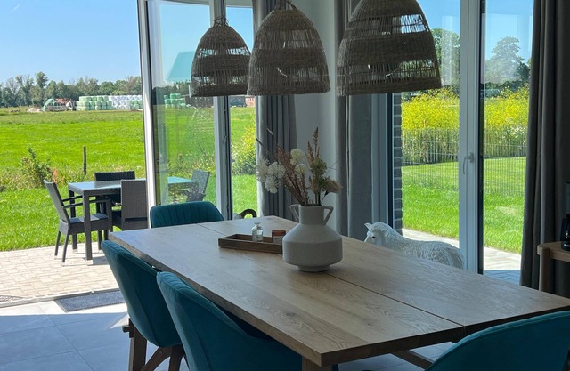 "Pure relaxation at Schafstall Ferienhaus Sehestedt - your dream vacation awaits!"