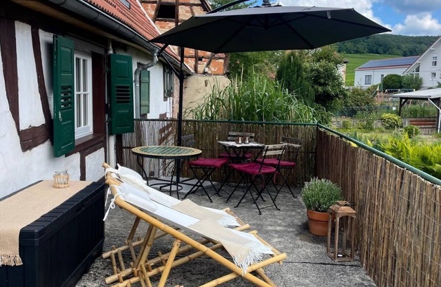 Quaint half-timbered house Rosa