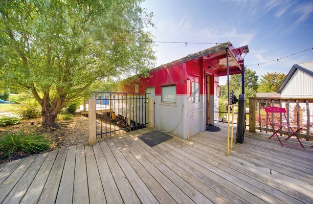 'Red NY Central,' Converted Railcar in DuBois!