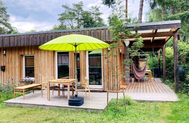 Relaxation at Grimnitzsee with terrace, garden and Wi-Fi