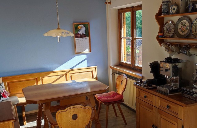 Relaxation on 2 levels; hiking,cycling from the house, skiing in the surrounding