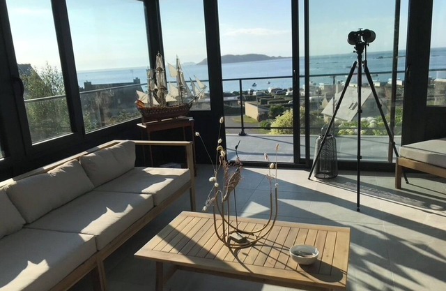 Renovated house, exceptional sea view, sleeps 8. Between Perros-Guirec and Paimpol