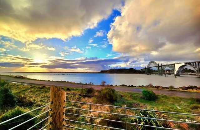 Renovated Waterfront home with gorgeous views of the Bay, Bridge and South Jetty