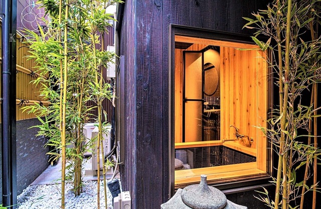 Rental cypress bath Garden Aotake observation /Kyoto Kyōto
