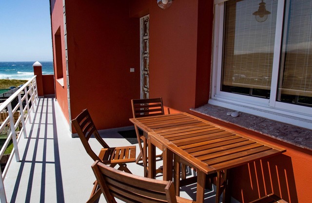 Right on the beach, perfect for families.