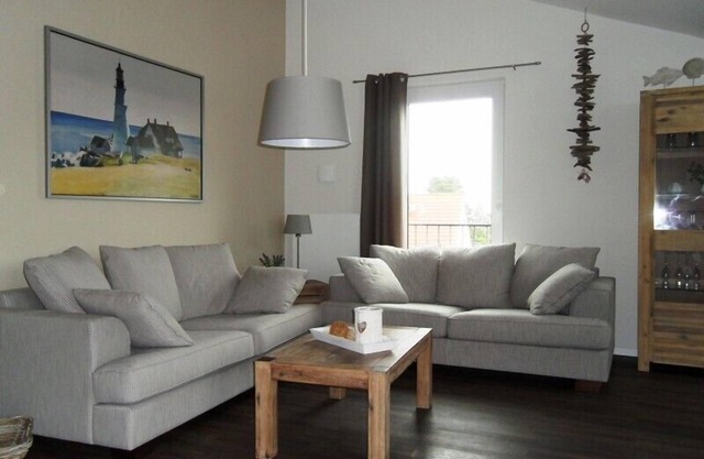 Romantic apartment on the beach with sunny sea view balcony