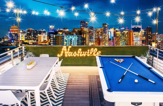 Rooftop Pool Table Gulch! City Views! 15 beds!