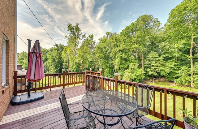 Roomy Martinsville Vacation Rental w/Private Deck