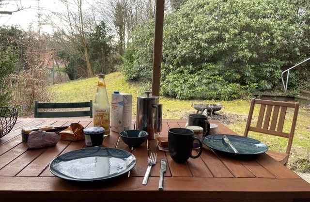 Ruhe & Entspannung Terrasse Parkplatz