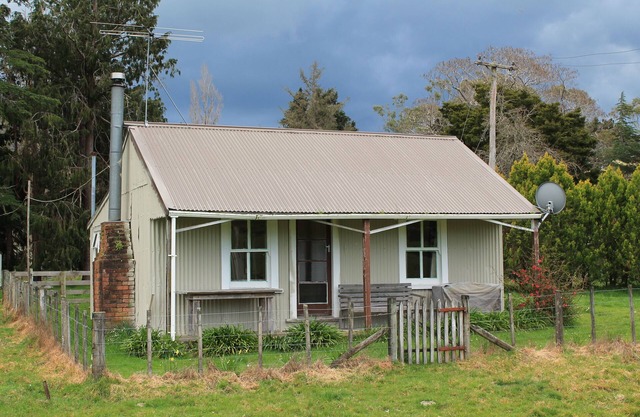 Rustic 1800's cottage set on a sheep and beef farm