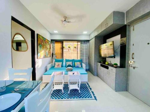 Saba 201 Charming 3 Bedrooms 2 Bathrooms Apartment in Bandra West with Balcony by Connekt Homes