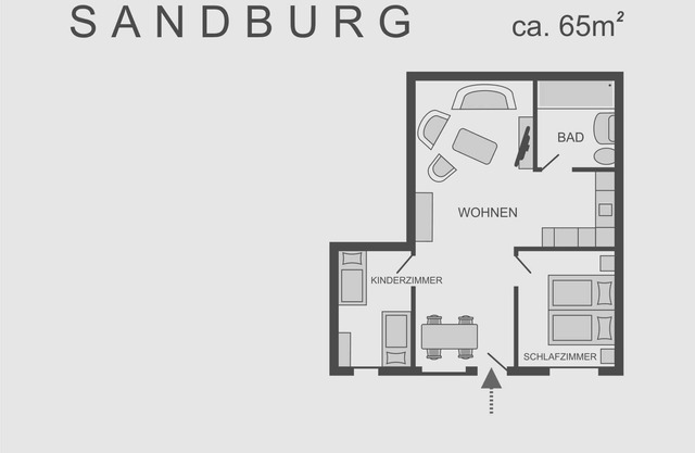 Sandburg - Landhaus Mönkebude