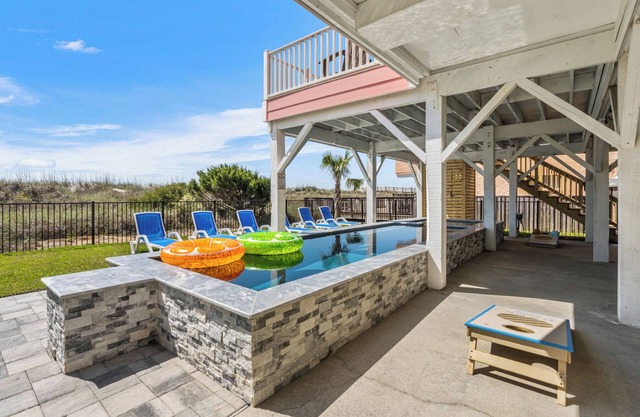 Sandy Toes: Luxurious Oceanfront Oasis w/Brand New Pool & Spa, Pet Friendly!