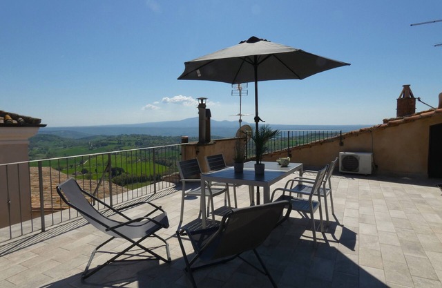 Scappo in Umbria, The terrace