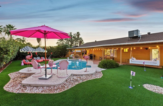 Scottsdale Soirée-Luxe Pool Home Near Old Town—Sleeps 12, Pet Friendly