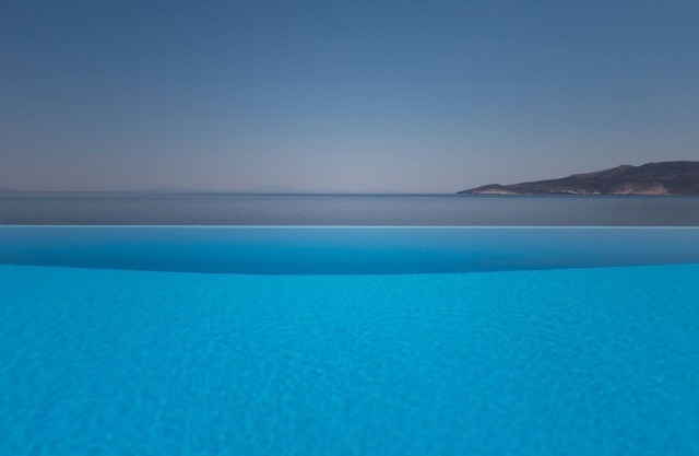 Seafront Aegeans blue pearl over infinity pool