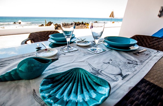 Seashell Beach House on the frontline of the ocean