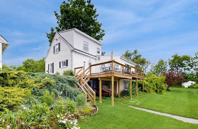 Serene Waterfront Home with In-Ground Pool, River Views, Spacious Deck, & Grill