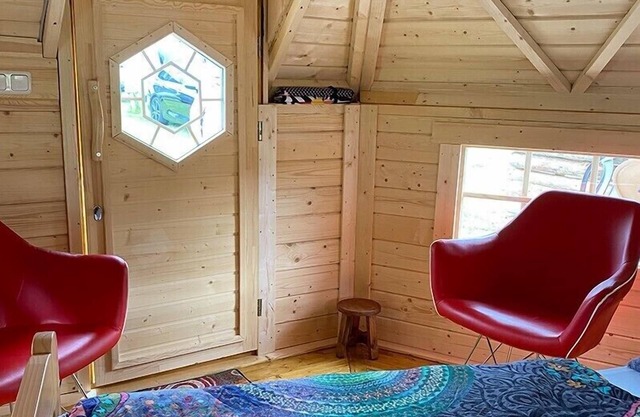Sleeping hut, hexagonal cottage, 1 bedroom, max. 2 persons