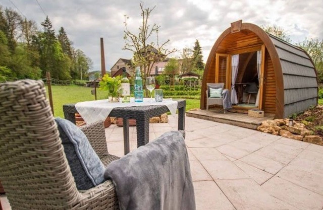 Sleeping in the pod house