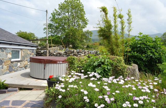 Snowdonia farm cottage with hot tub & Gym