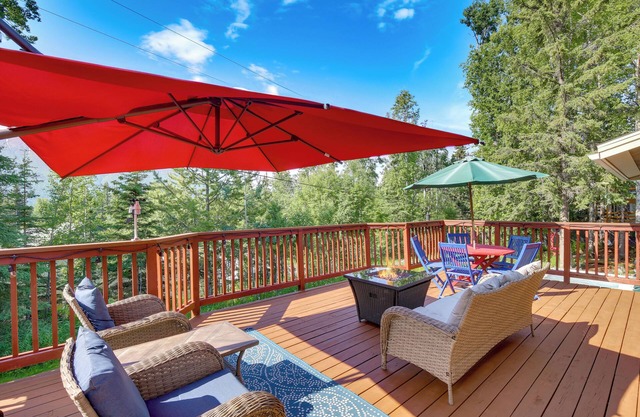 Spacious Eagle River Escape w/Hot Tub + Views!