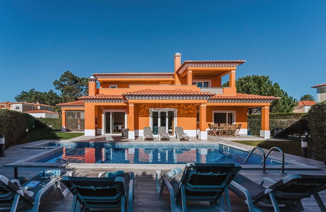 Spacious family Villa with private pool on beach resort