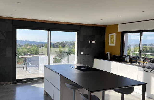 Spacious new villa in private location near village