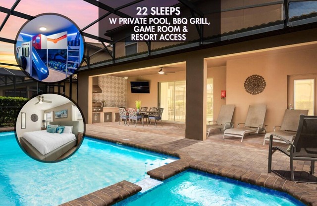Spacious Resort Home for Large Groups near Disney