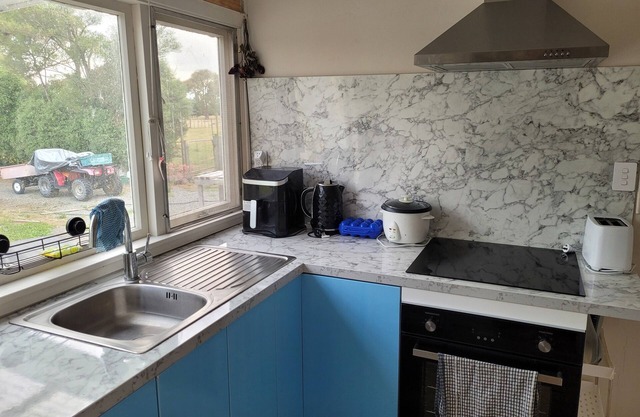 Spacious, serene space with outdoors