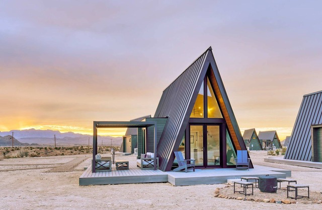 Stardust Big Bend Luxury A-Frame#8 with a fab view