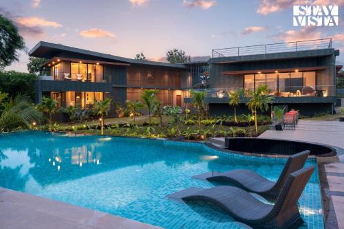 StayVista at Sol & Sands with Mountain View and Pool