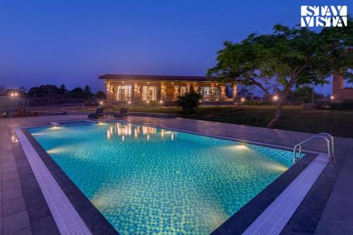 StayVistas Nyra Farms - Hill-view villa with Pool, Indoor & Outdoor games, & Lawn with Gazebo