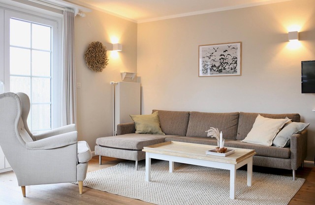 Stilvolle 4-sterne-ferienwohnung "föhr" mit Eigener Terrasse und Deich-blick