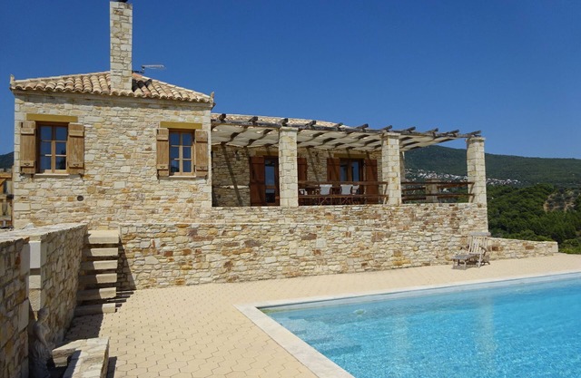 Stone Cottage With Private Pool And Sea Views On The Unspoilt Island Of Evia