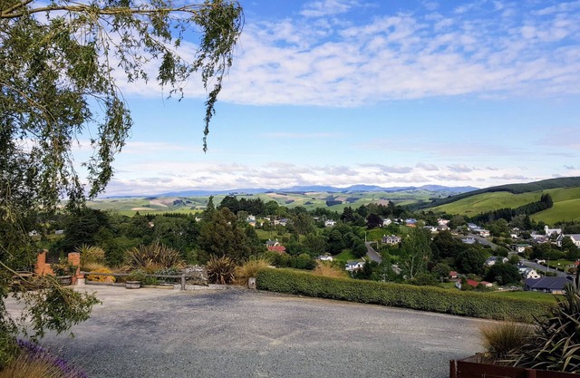 Studio 2 situated high above the town of Lawrence