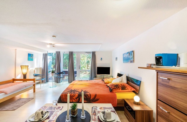 Studio Apartment 'Spessartruhe' with Shared Terrace and Wi-Fi