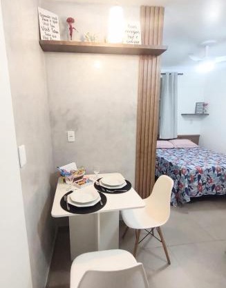 Studio Completo com Ar Condicionado, Smart TV e Garagem em Nazaré, Salvador-BA