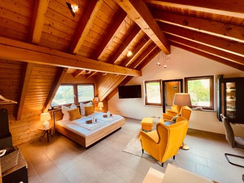 Studio mit King-Size-Bett & Privatparkplatz