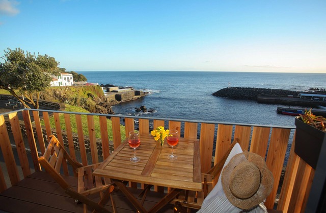 Stunning sea front private villa steps away from the sea & natural pools