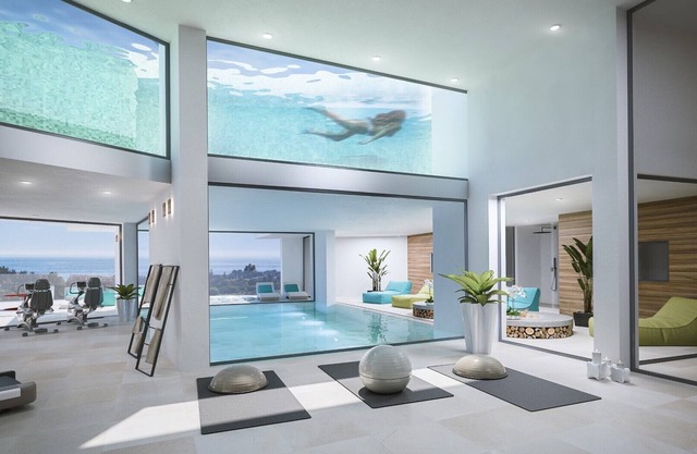 STUPA HILLS 2bed with sea view , spa , indoor pool