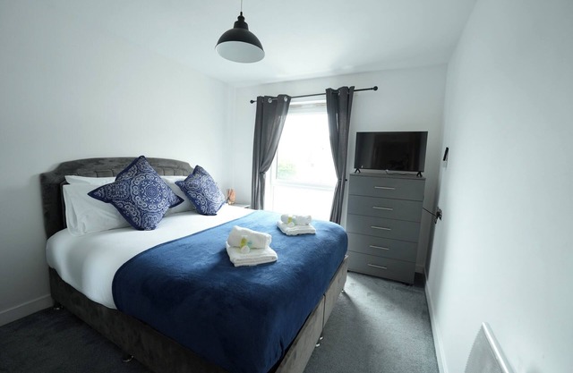 Stylish 1 bedroom apartment sleeps 4