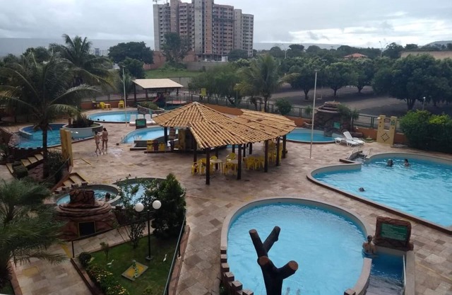 Suite apartment with pools, sauna and 24-hour reception in Caldas Novas