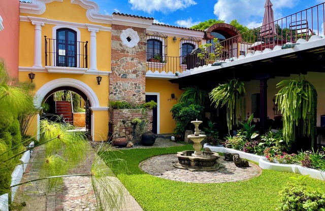 Superb 7-bedroom house in Antigua Guatemala. Large terrace w/volcano views