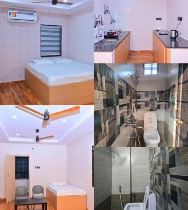 Swagan Home Stays Air Conditioned Deluxe ONE BED ROOM Studio Apartment